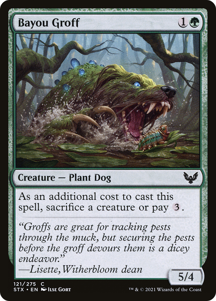 Bayou Groff (121) [Strixhaven: School of Mages] foil - Deck Out Gaming