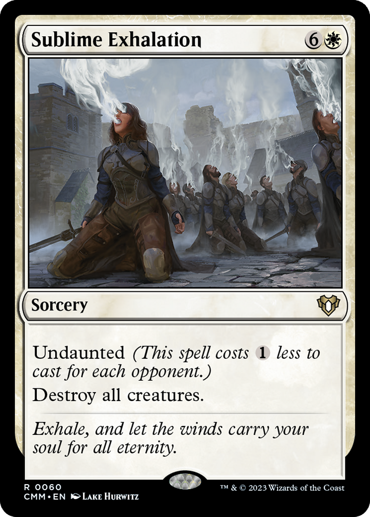 Sublime Exhalation (60) [Commander Masters] - Deck Out Gaming