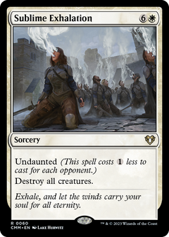 Sublime Exhalation (60) [Commander Masters] - Deck Out Gaming