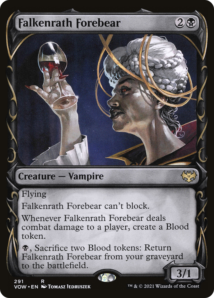 Falkenrath Forebear (291) [Innistrad: Crimson Vow] foil - Deck Out Gaming