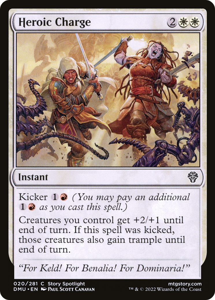 Heroic Charge (20) [Dominaria United] - Deck Out Gaming