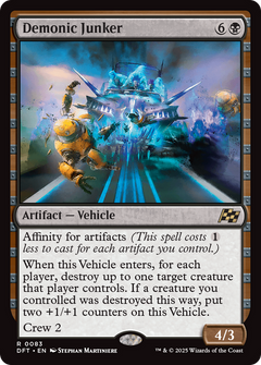 Demonic Junker (83) [Aetherdrift] foil - Deck Out Gaming