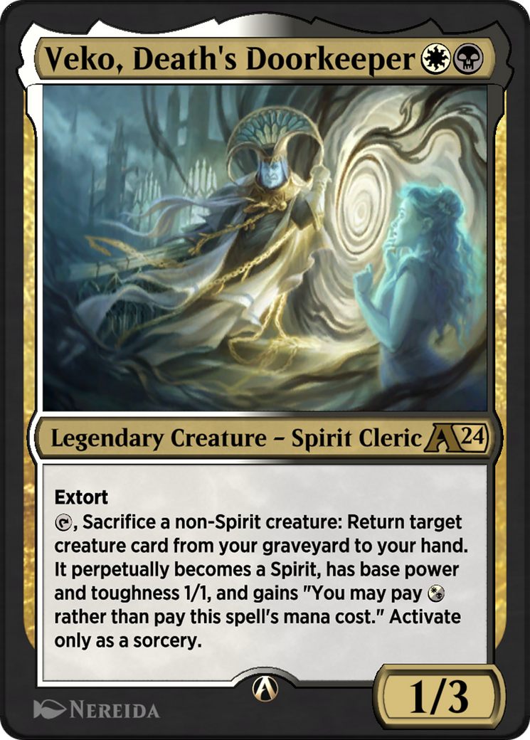Veko, Death's Doorkeeper (30) [Alchemy: Murders at Karlov Manor ] - Deck Out Gaming
