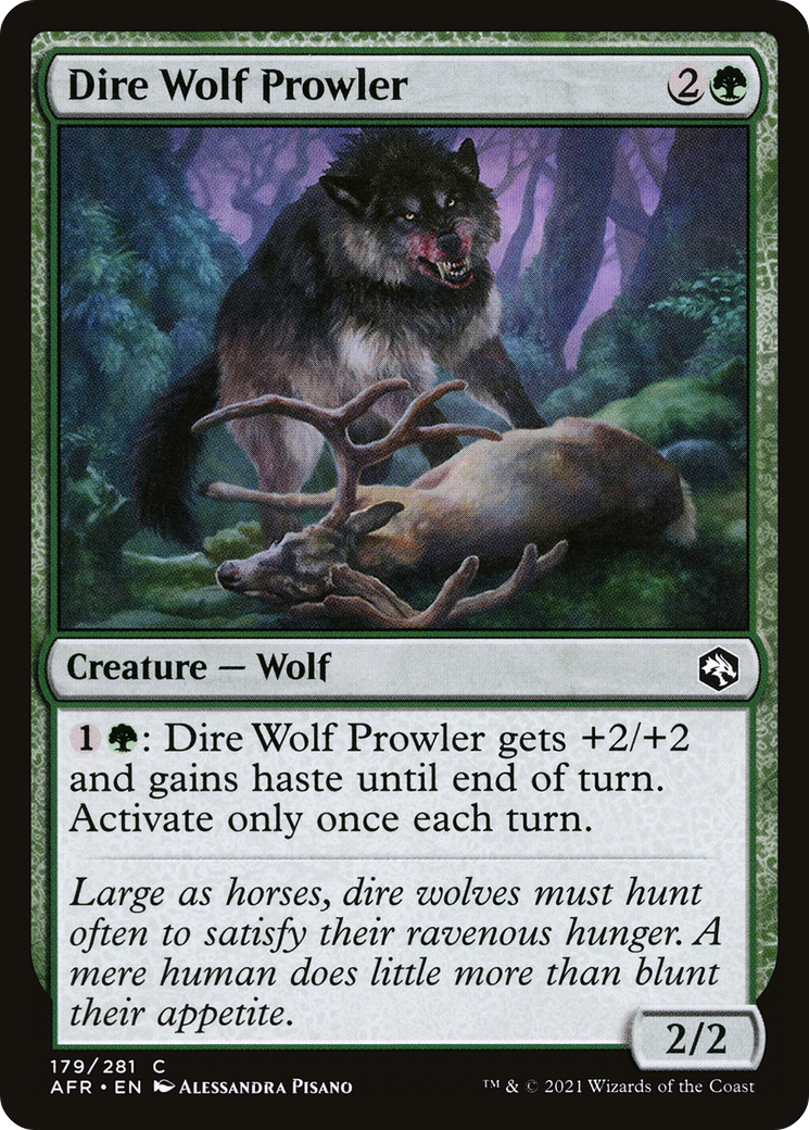 Dire Wolf Prowler (179) [Adventures in the Forgotten Realms] foil - Deck Out Gaming