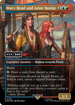 Mary Read and Anne Bonny (English) (Serial Numbered) (120) [Assassin's Creed] foil - Deck Out Gaming