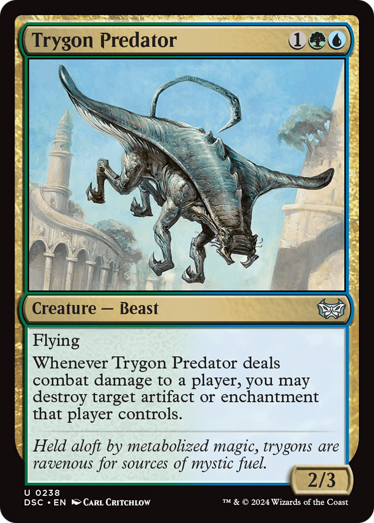Trygon Predator (238) [Duskmourn: House of Horror Commander] - Deck Out Gaming