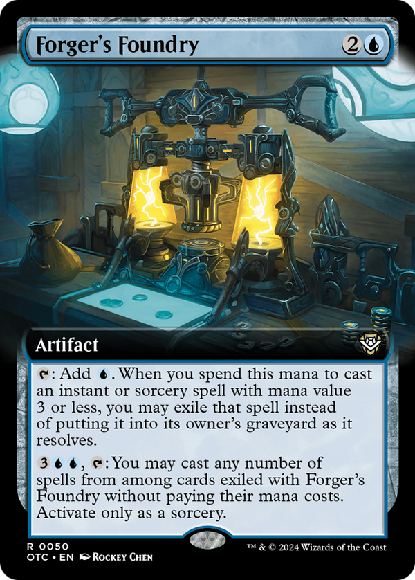 Forger's Foundry (Extended Art) (50) [Outlaws of Thunder Junction Commander] - Deck Out Gaming