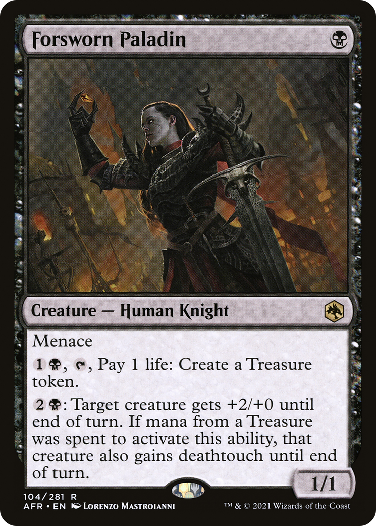Forsworn Paladin (104) [Adventures in the Forgotten Realms] foil - Deck Out Gaming