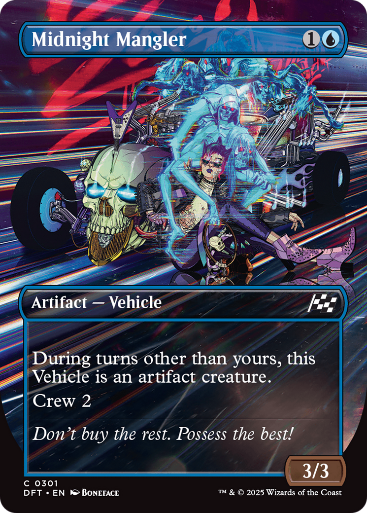 Midnight Mangler (Borderless) (301) [Aetherdrift] foil - Deck Out Gaming