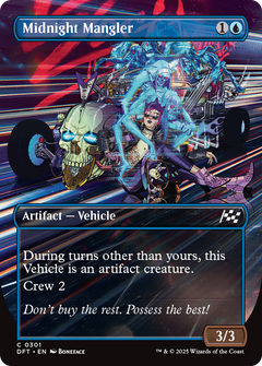 Midnight Mangler (Borderless) (301) [Aetherdrift] foil - Deck Out Gaming