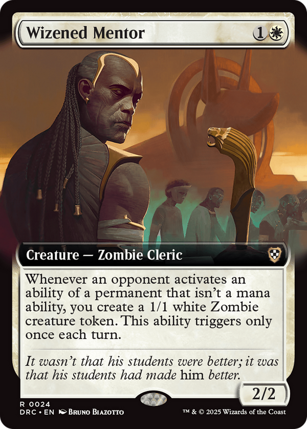 Wizened Mentor (Extended Art) (24) [Commander: Aetherdrift] - Deck Out Gaming