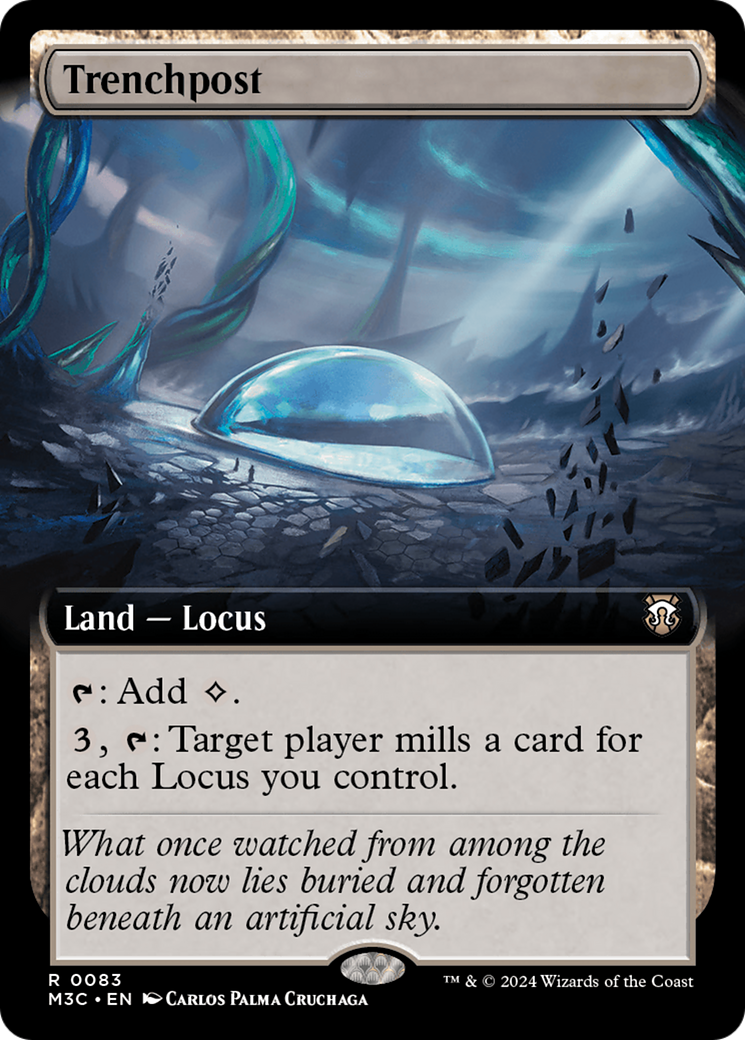 Trenchpost (Extended Art) (83) [Modern Horizons 3 Commander] - Deck Out Gaming