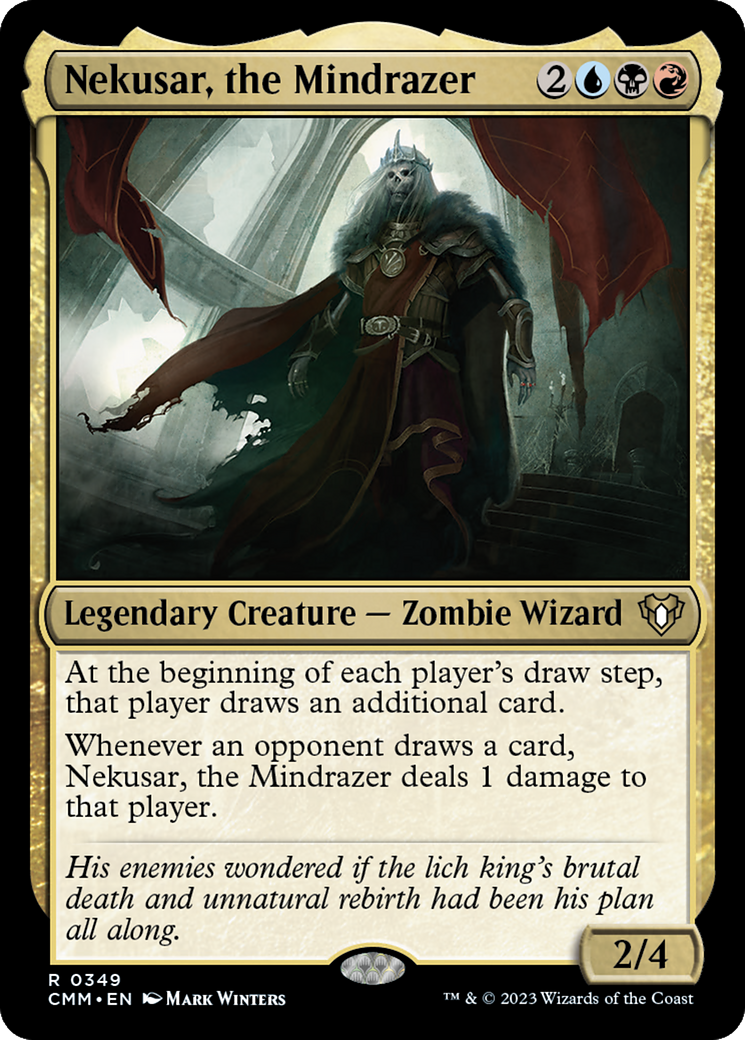 Nekusar, the Mindrazer (349) [Commander Masters] foil - Deck Out Gaming