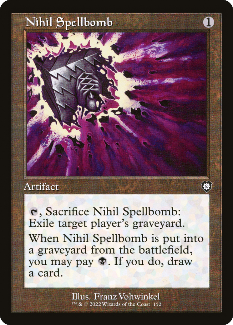 Nihil Spellbomb (Retro Frame) (152) [The Brothers' War Commander] - Deck Out Gaming