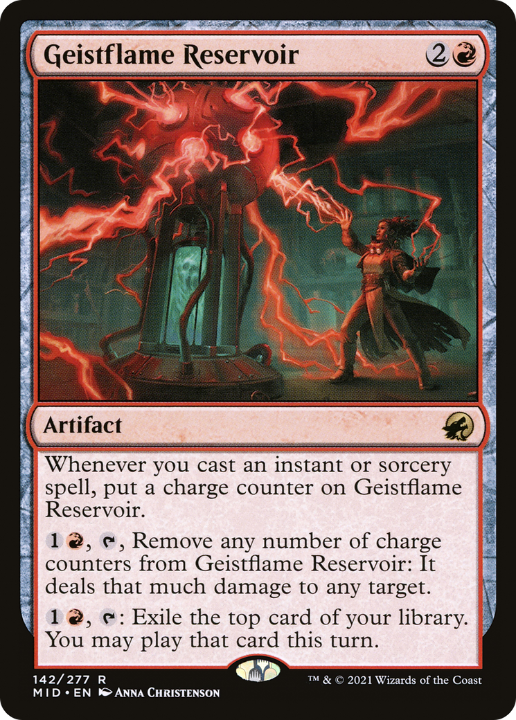 Geistflame Reservoir (142) [Innistrad: Midnight Hunt] - Deck Out Gaming
