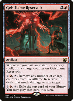Geistflame Reservoir (142) [Innistrad: Midnight Hunt] - Deck Out Gaming