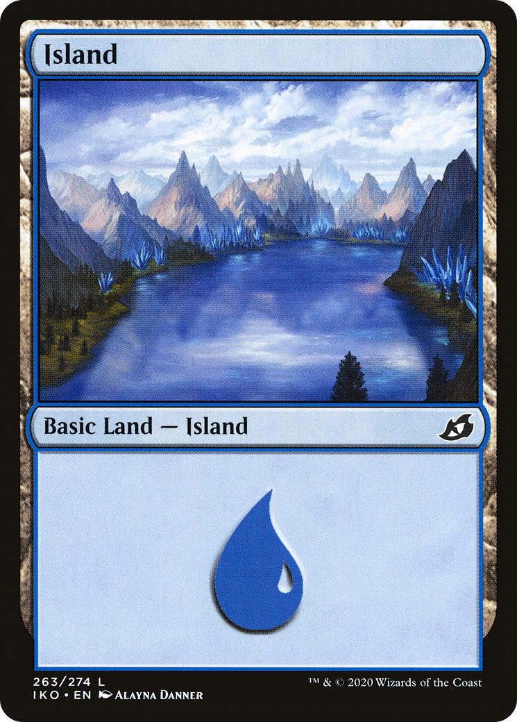 Island (263) [Ikoria: Lair of Behemoths] foil - Deck Out Gaming