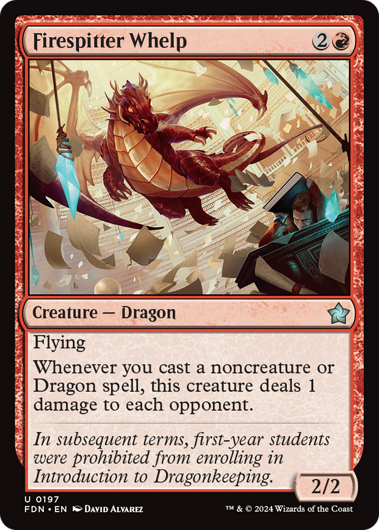 Firespitter Whelp (197) [Foundations] - Deck Out Gaming