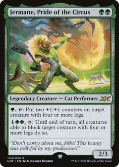 Jermane, Pride of the Circus (144) [Unfinity] foil - Deck Out Gaming