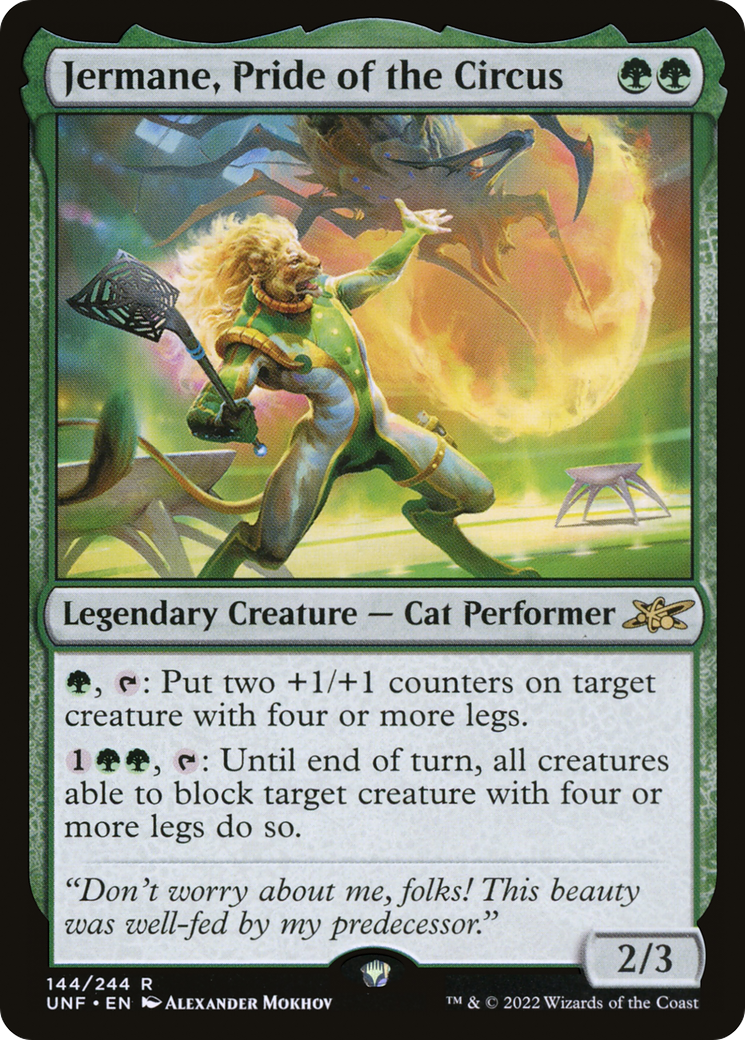 Jermane, Pride of the Circus (144) [Unfinity] - Deck Out Gaming
