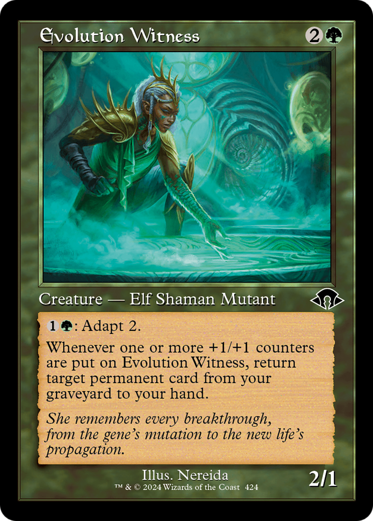 Evolution Witness (Retro Frame) (424) [Modern Horizons 3] foil - Deck Out Gaming