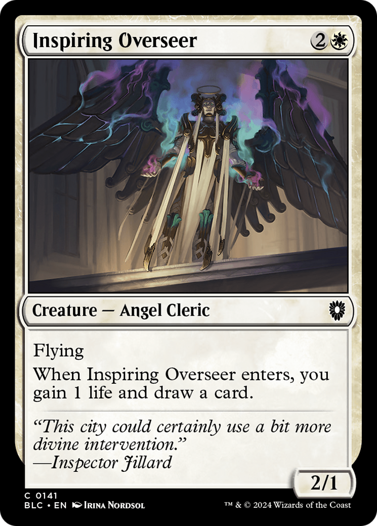 Inspiring Overseer (141) [Bloomburrow Commander] - Deck Out Gaming