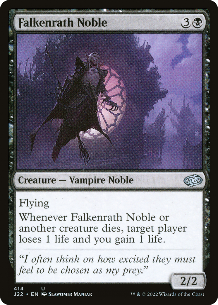 Falkenrath Noble (414) [Jumpstart 2022] - Deck Out Gaming