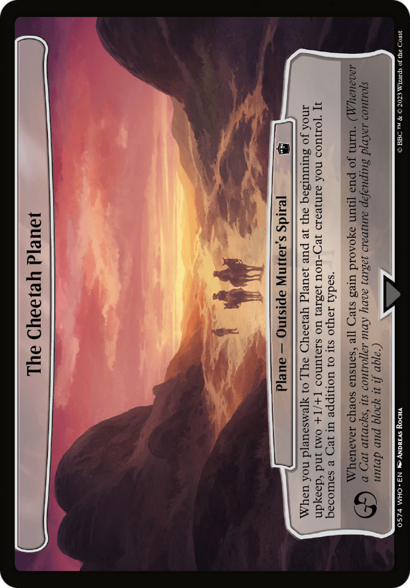The Cheetah Planet (574) [Doctor Who] - Deck Out Gaming
