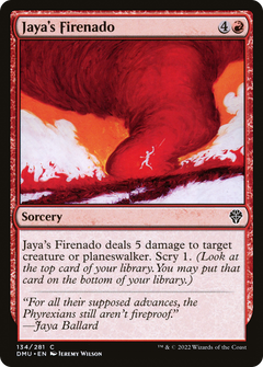 Jaya's Firenado (134) [Dominaria United] foil - Deck Out Gaming