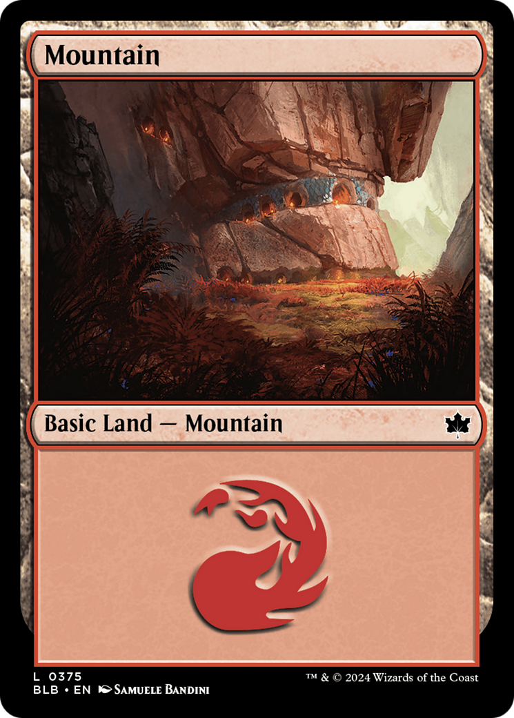 Mountain (0375) (375) [Bloomburrow] - Deck Out Gaming