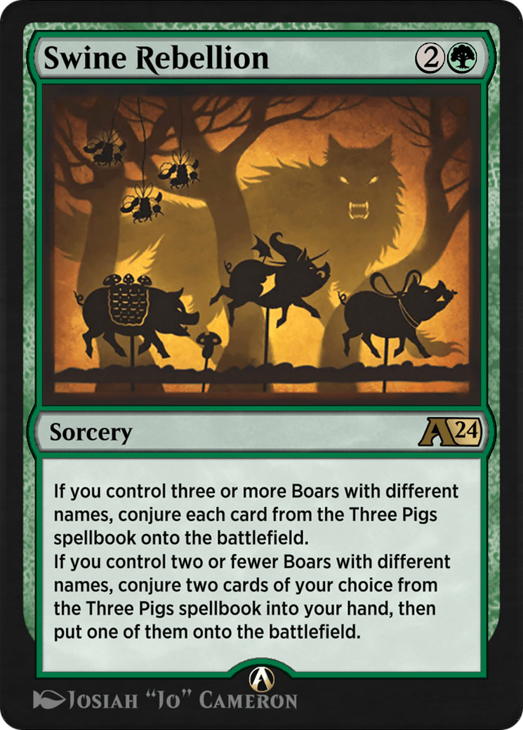 Swine Rebellion (15) [Alchemy: Wilds of Eldraine] - Deck Out Gaming