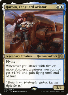 Harbin, Vanguard Aviator (212) [The Brothers' War] foil - Deck Out Gaming
