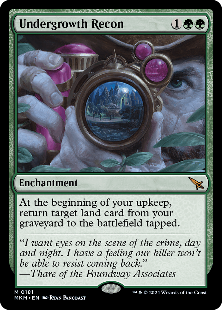Undergrowth Recon (181) [Murders at Karlov Manor] foil - Deck Out Gaming