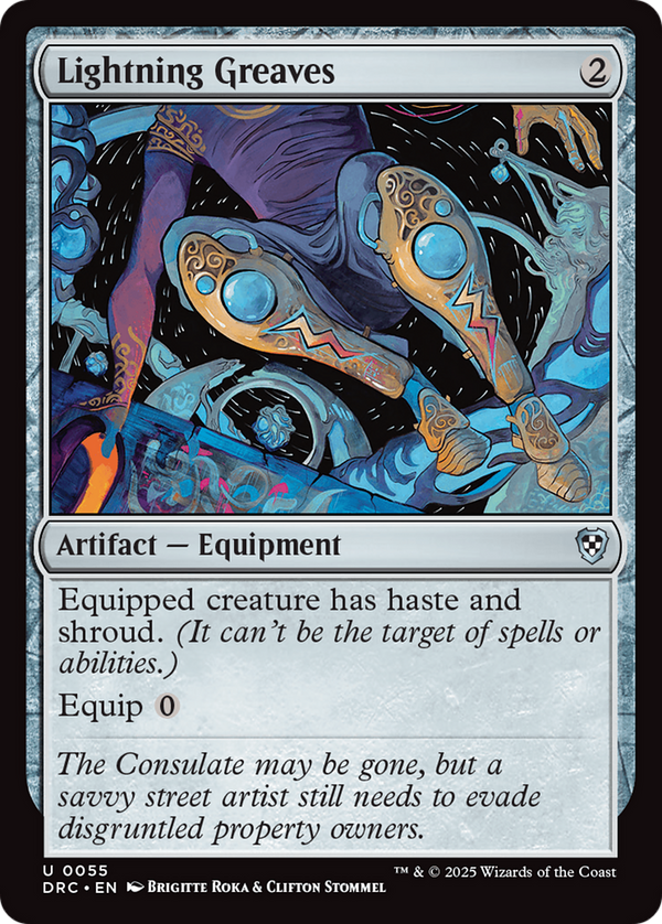 Lightning Greaves (55) [Commander: Aetherdrift] - Deck Out Gaming