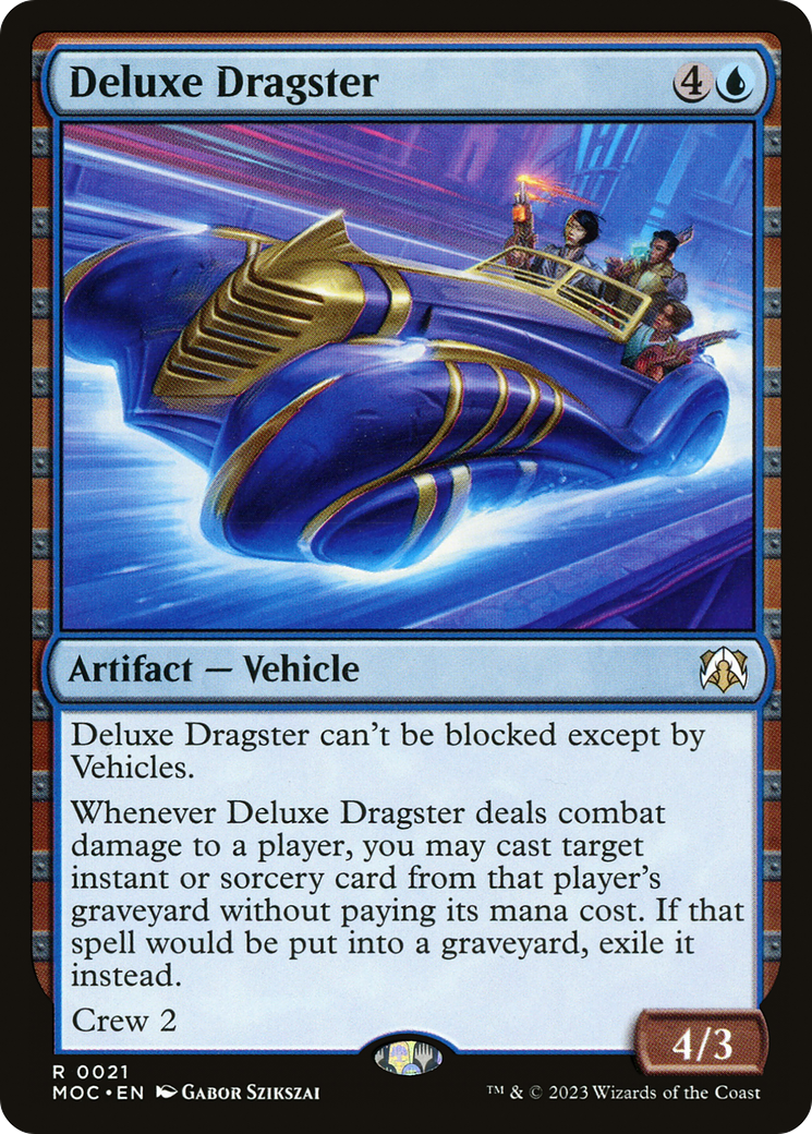 Deluxe Dragster (21) [March of the Machine Commander] - Deck Out Gaming