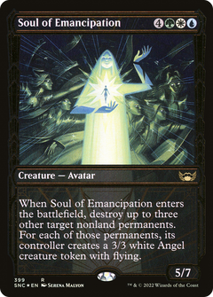 Soul of Emancipation (Gilded Foil) (399) [Streets of New Capenna] foil - Deck Out Gaming
