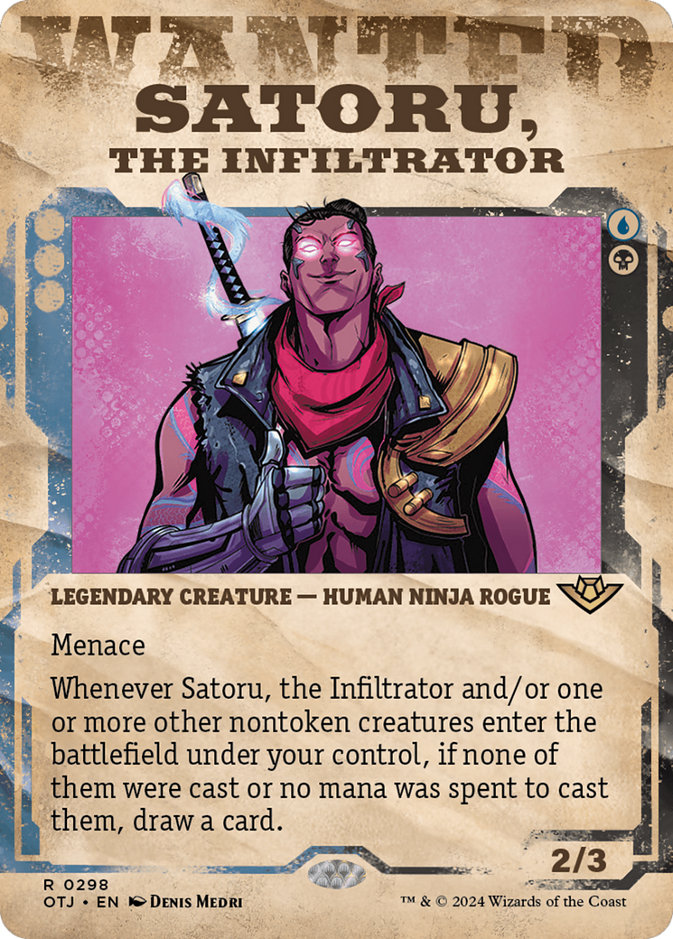 Satoru, the Infiltrator (Showcase) (298) [Outlaws of Thunder Junction] - Deck Out Gaming