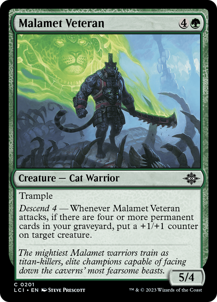 Malamet Veteran (201) [The Lost Caverns of Ixalan] foil - Deck Out Gaming