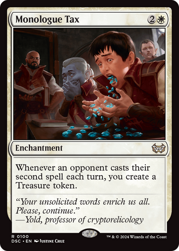 Monologue Tax (100) [Duskmourn: House of Horror Commander] - Deck Out Gaming