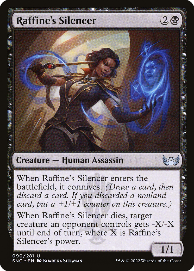 Raffine's Silencer (90) [Streets of New Capenna] foil - Deck Out Gaming