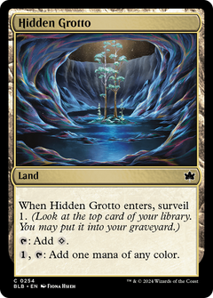 Hidden Grotto (254) [Bloomburrow] - Deck Out Gaming