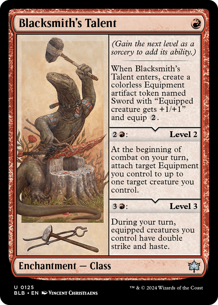 Blacksmith's Talent (125) [Bloomburrow] - Deck Out Gaming