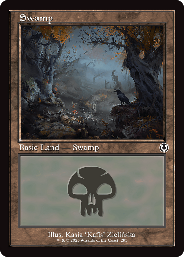 Swamp (293) (Retro Frame) (293) [Innistrad Remastered] foil - Deck Out Gaming