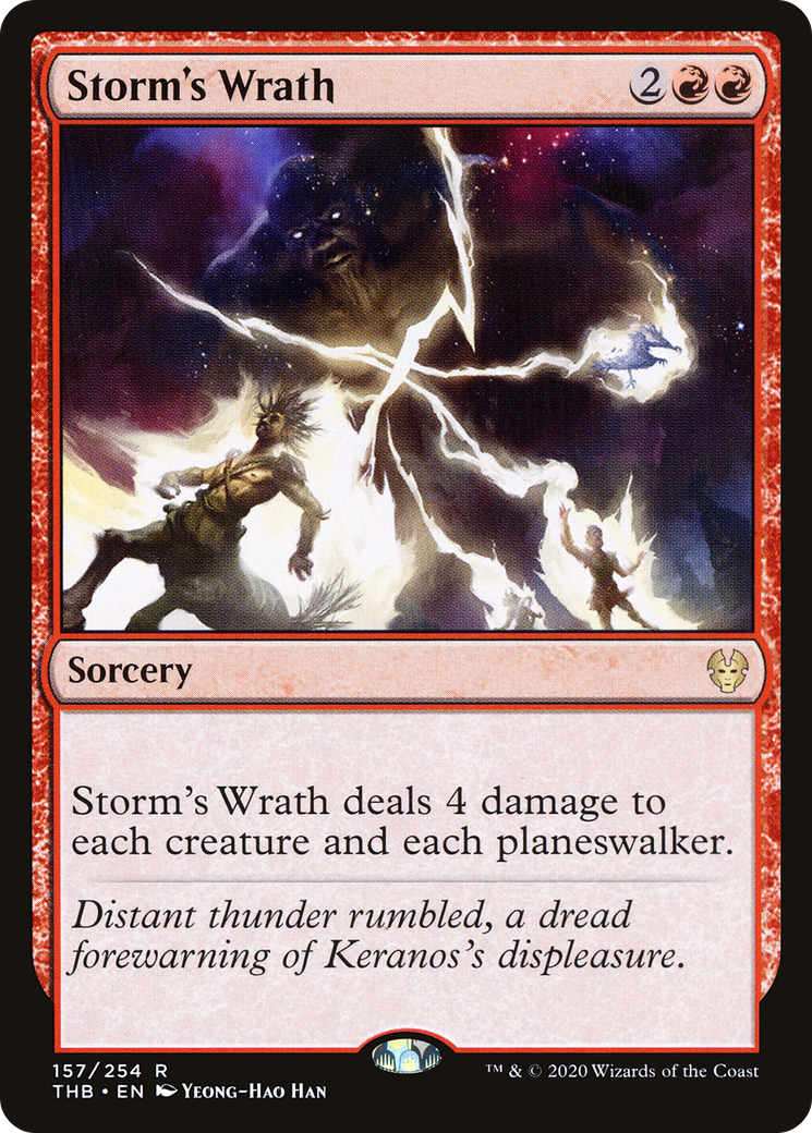 Storm's Wrath (157) [Theros Beyond Death] foil - Deck Out Gaming