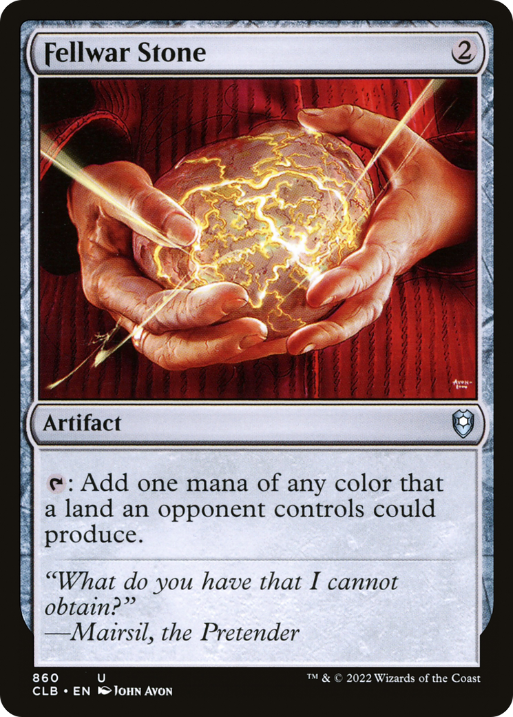 Fellwar Stone (860) [Commander Legends: Battle for Baldur's Gate] - Deck Out Gaming