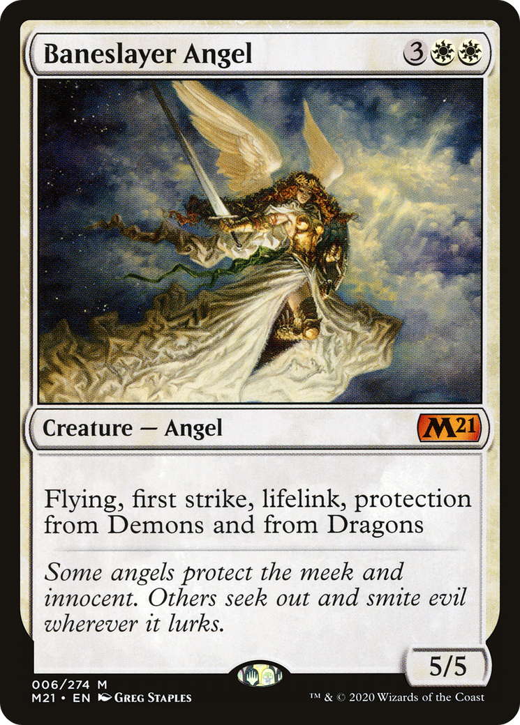 Baneslayer Angel (6) [Core Set 2021] - Deck Out Gaming