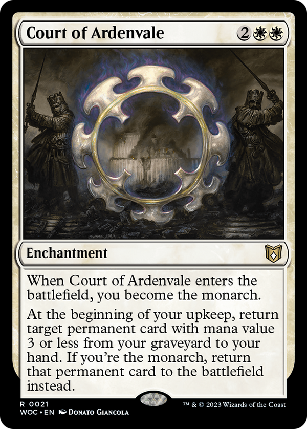 Court of Ardenvale (21) [Wilds of Eldraine Commander] - Deck Out Gaming