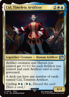 Cid, Timeless Artificer (414) [FINAL FANTASY] foil - Deck Out Gaming