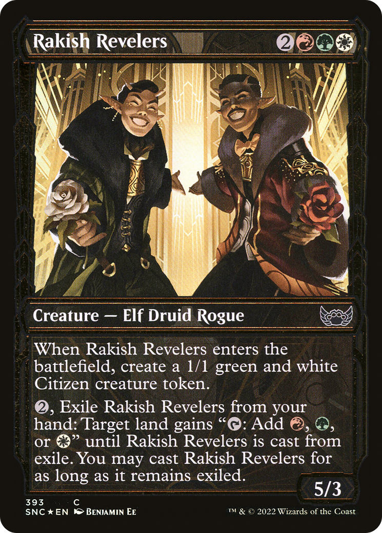 Rakish Revelers (Gilded Foil) (393) [Streets of New Capenna] foil - Deck Out Gaming