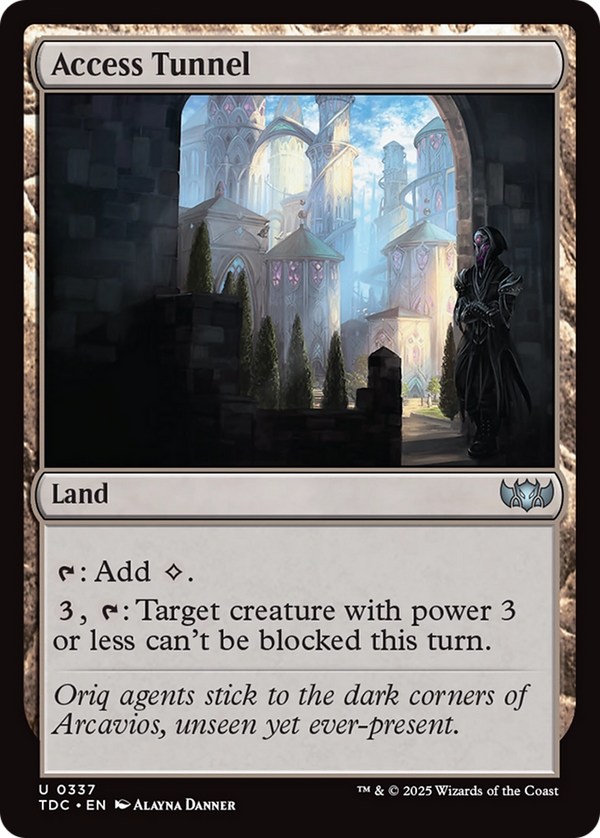 Access Tunnel (337) [Commander: Tarkir: Dragonstorm] - Deck Out Gaming